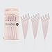 Kitsch Dermaplane Razor, Facial Hair Remover & Face Razor for Women, Easy to Use 12 Pcs Dermaplaning Tool for Eyebrow & Peach Fuzz, Face Shaver for Smooth Glowing Skin with Protective Cover (Blush)