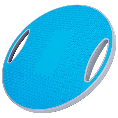 EmpireAthletics Balance Board mit Griffen in Blau - Training für Gleichgewicht und Muskelaufbau - Rutschfest, rund und stabil Cover