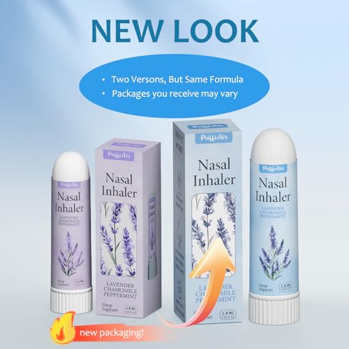 Image of PUFFIAIR Herbal Diffuser Pen 600 Uses and Nasal Stick (Lavender + Nasal)