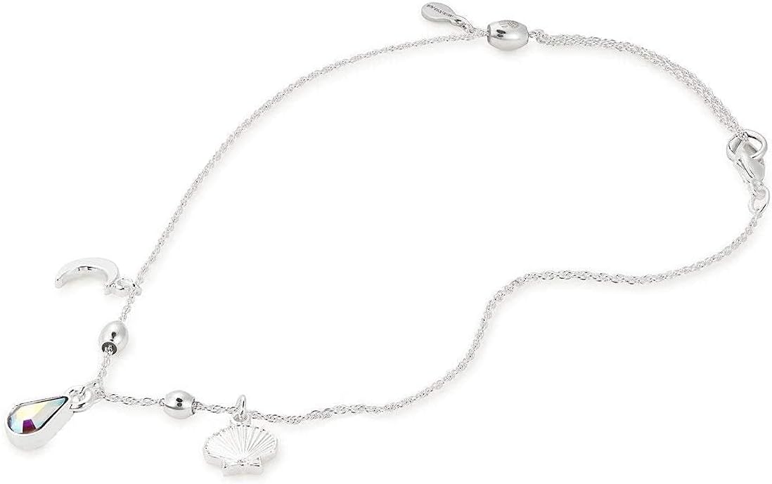 Alex and Ani Adjustable Anklet for Women, Rose Gold