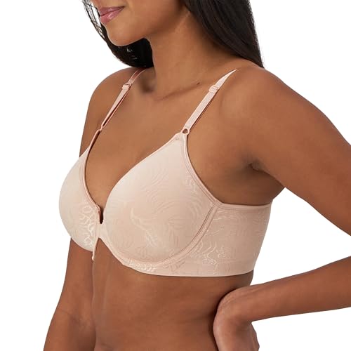 Image of Bali Women's Everyday Bras for Women - Comfort Revolution Front Close Bras, Adjustable & Supportive, Plus Size Women