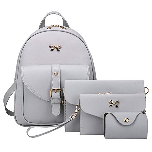 Brezeh, set da donna con zaino, borsetta