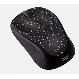 Logitech Ratón inalámbrico compacto, 2.4 GHz con receptor USB, seguimiento óptico de 1000 DPI, batería de 18 meses de duración, PC/Mac/Laptop/Chromebook, Speckle (renovado)