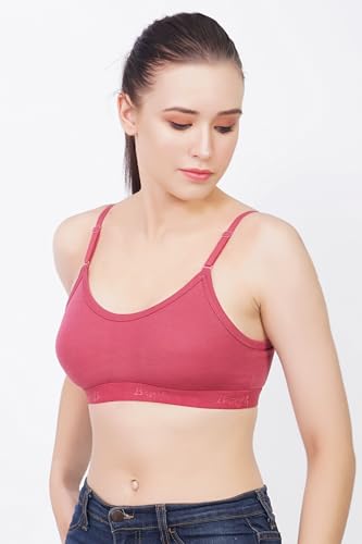 Image of Medium Impact Sports Bra for Women | Daily Use | Non-Wired | Non-Padded | Seamless Bra | Full Coverage | Suitable for Gym,Yoga,Workout
