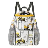 WAWSAM Mochilas de Cuerdas Niño Chico, Bolsillos Laterales de Malla Dobles para Deporte Viaje Playa nadar