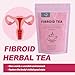 Aromlife Natural Fibroid Tea Pack of 2, Fibroid Shrink & Ovarian Cysts Natural Remedy, Fertility Tea for Women Conception and Hormone Balance with Brown Sugar, Flos Lonicerae
