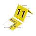 Evidence Markers Crime Scene Markers Tents Number ID Tents 1-20 (40pcs) - Party Decoration (2 in 1 Cut Out Type)