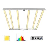MARS HYDRO LED Grow Light 4x4ft FC4800 with Samsung LM301B Diodes 2016pcs UV IR Full Spectrum Commercial, 6 Bars 480W Grow Lights Lamp Dimmable Daisy Chain 2.8 umol/J, Foldable Free Installation