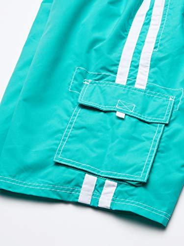 Image of Kanu Surf Men's Big Viper Extended Size Stripe Swim Trunk