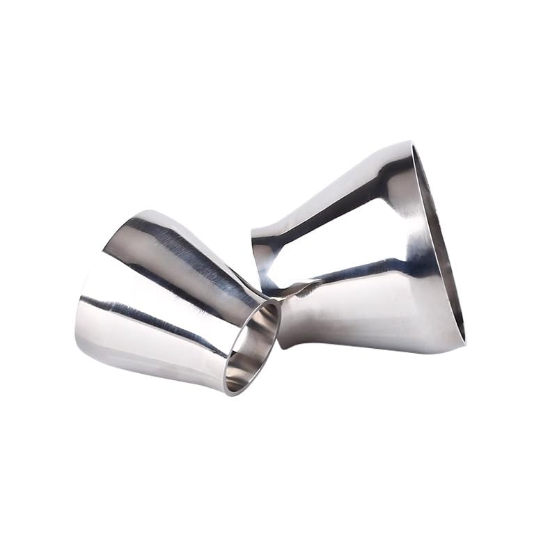 Alle Größen 16–108 mm Rohr-AD Stumpfschweißen Konzentrisches Reduzierstück PPE Fitting Anschluss SUS304 316L Edelstahl Sanitär Homebrew(76mm to 38mm)