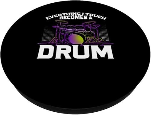 Miniatura 2 de Todo lo que toco se convierte en tambor  Batería Kits de batería PopSockets PopGrip intercambiables