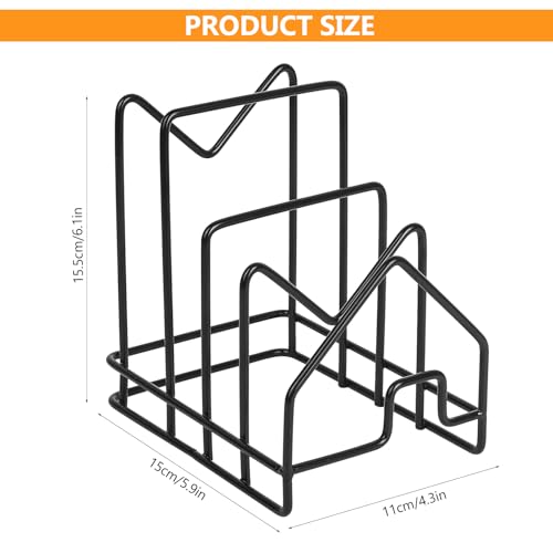 Miniatura 2 de Yiphomn Soporte Para Tabla De Cortar, Organizador De Sartenes Y Ollas Para Cajones, Soporte Para Sartenes De Cocina, Organizador Tapas Ollas Cocina, Separador Sarteness Platos Armario