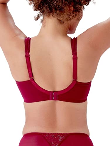Berlei Women's Beauty Everyday Non Wired Full Support Bra B525, Burgundy, 36B #TOP1