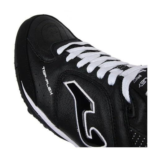 Joma Top Flex Adult Turf Soccer Shoes - Black-White, Size 11 USA4