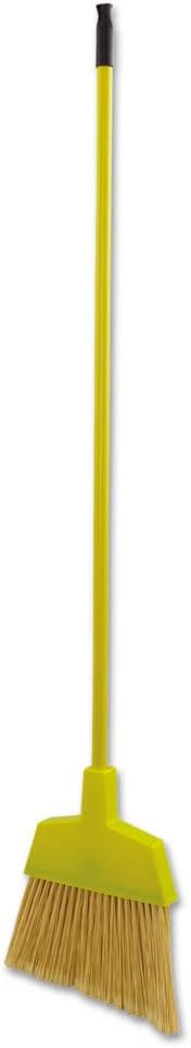 Boardwalk Poly Bristle Angler Broom, 53" Handle, Yellow, 12/Carton
