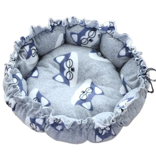 Niche pour petits chiens et chats Morain avec lit chaud et coussin lavable