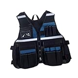 FytStycale Elektriker Werkzeugweste mit Vielen Aufbewahrungsmöglichkeiten Arbeitsweste mit...