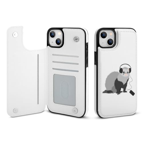 �t�F���b�g �w�b�h�z�� iPhone14Plus�p�P�[�X �蒠�^ �X�}�z�P�[�X �A�C�t�H��14�v���X�p�P�[�X Case �g�уJ�o�[ �S�ʕی� PU���U�[ �ϏՌ� ���u���@�\ �y�� [���s�A���i]