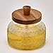 Gxiufen 34OZ Honey Jar with Dipper and Lid, Airtight Glass Honey Pot,Honey Dispenser no Drip for Tea Time & Gifting, Elegant Honeycomb Honey Jar - Honey Pot Bottle for Maple Syrup Bee