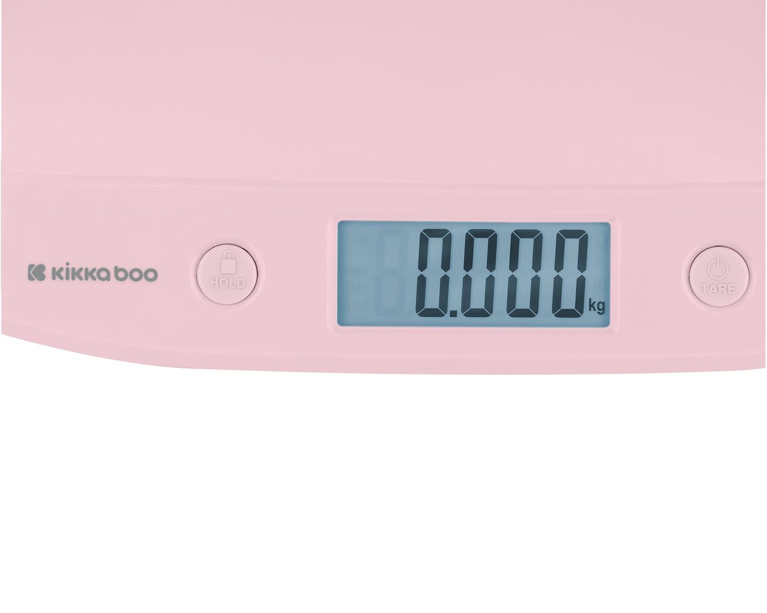 Kikka boo Waga dziecięca Lyra wyświetlacz LCD, taśma miernicza, antypoślizgowe nóżki, funkcja tarowania 20 kg, kolory: różowy