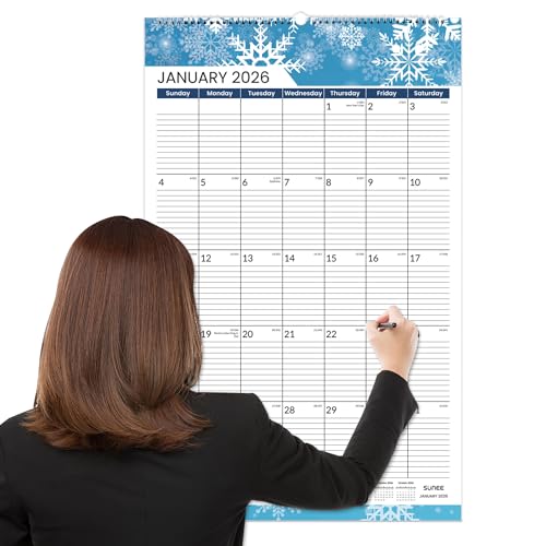 SUNEE 2026 Wall Calendar Extra Large 17