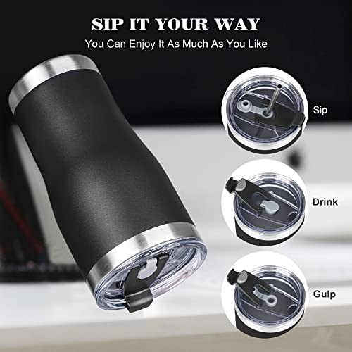 Mezmut 20Oz Coffee Tumbler With Lid And Straw Double Wall Vacuum Insulated Cup Stainless Steel Travel Mugs Insulated For Hot And Cold Leakproof Powder Coated Tumbler For Indoor And Outdoor #TOP4