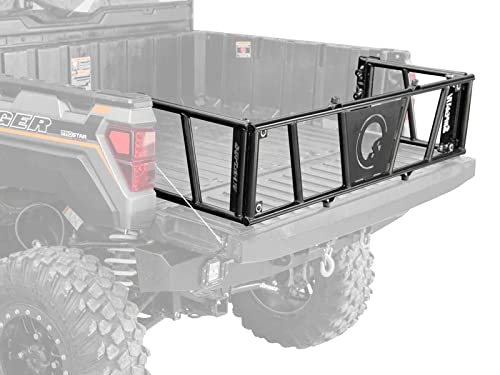 SuperATV Bed Extender for Polaris Ranger XP 1000/1000 | Steel Tubing | UV-Resistant Powder Coat | Increases Hauling Capacity