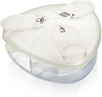 MAM Baby Porta Leite em Pó Com 3 Compartimentos de 40g Com Tampa Antivazamento e Forma Triangular, Neutro