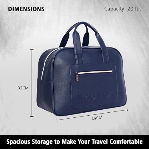 Image of Nautica 20L Compact, Stylish & Comfortable Hand Duffel Bag: Perfect for Travel, and Everyday Adventures | for Men and Women