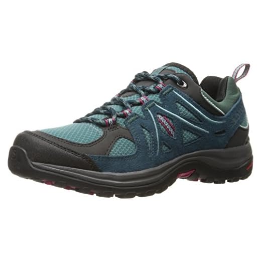 Salomon Ellipse 2 Aero W, Zapatillas de Senderismo para Mujer, Azul/Rosa (Artic/Reflecting Pond/Sangria), 38 EU