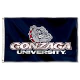 Gonzaga Bulldogs Wordmark Logo Large Grommet Banner Flag