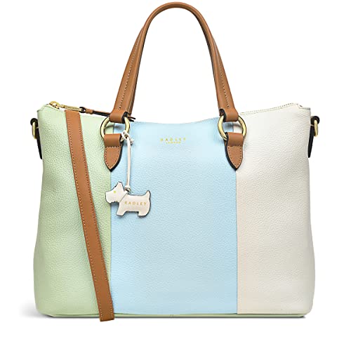 Radley London Eel Alley Stripe - Large Ziptop Satchel #TOP8