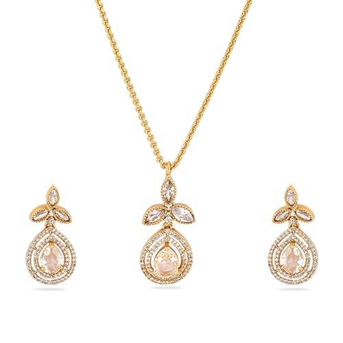 Image of Rubans AD Zircon Chic Pendant Necklace for Woman Stylish