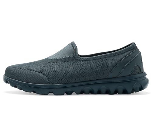 Image of Propet Womens Tour Walker Strap Walking Walking Sneakers Shoes - Black