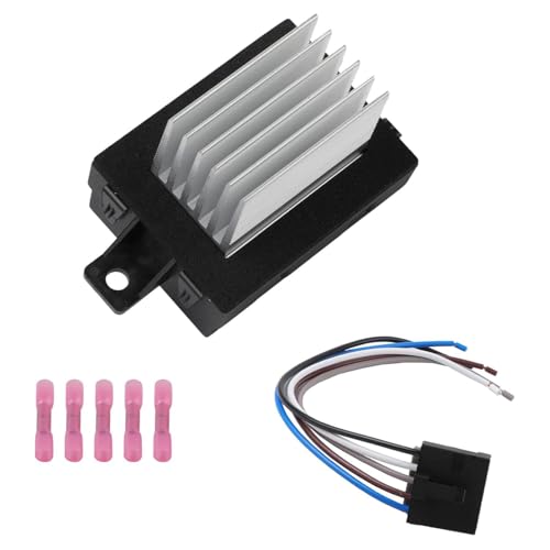Image of HVAC Fan Blower Motor Resistor with Connector Wire Harness Compatible with 2010-2012 Ford Fusion Lincoln MKZ 2006 2010-2011 Mercury Milan Replace #:8E5Z19E624A 8E5Z19E624A