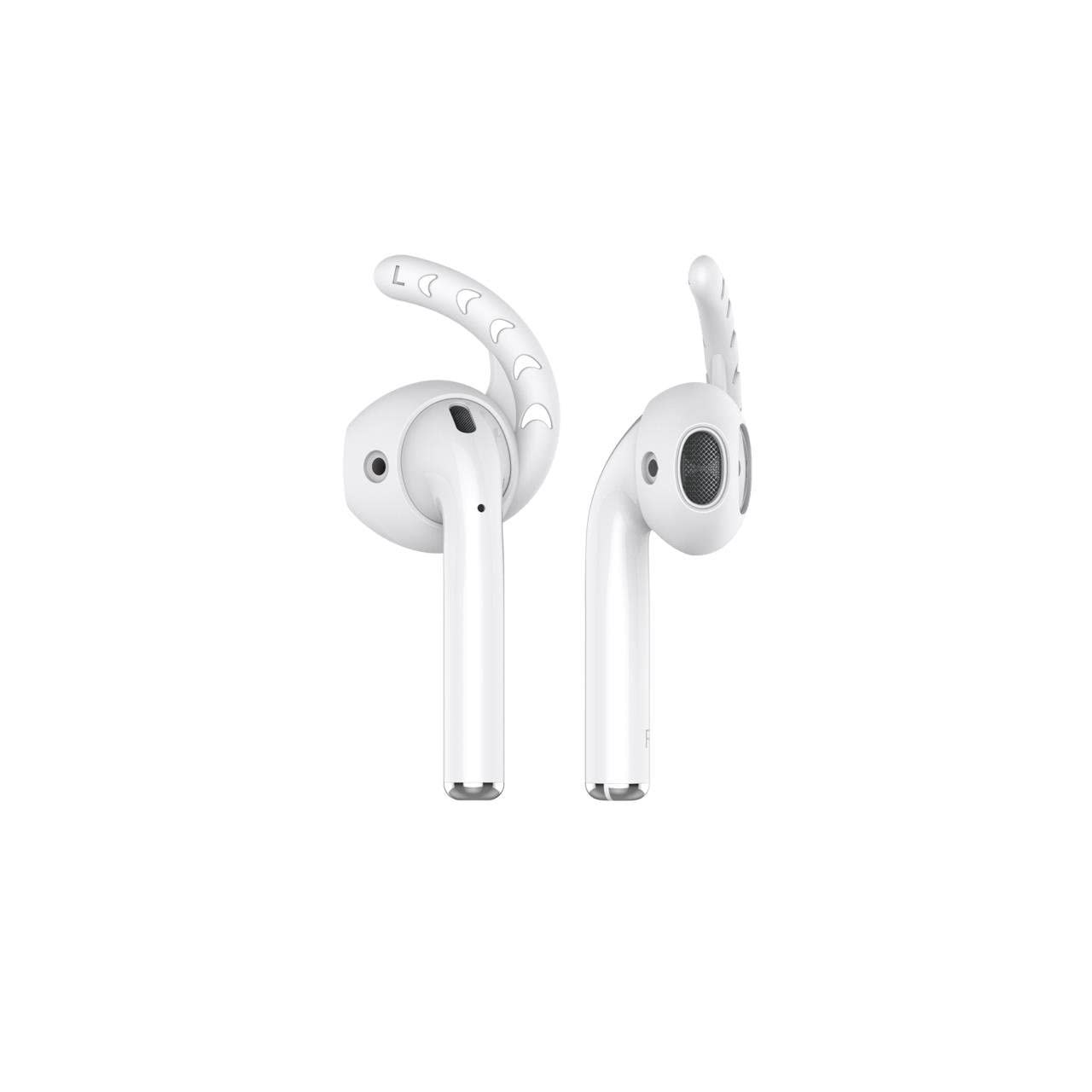 Auricolari Cablati In Silicone Bianco Gioiello - Con Custodia Rigida Cristallo E Look Diamante