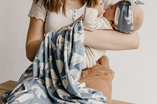 Image of Copper Pearl Swaddle Blankets for Newborns | Soft Stretchy Receiving Blankets for Boys and Girls | Large 46 x 46 Inch Baby Blankets | Lightweight and Breathable Swaddles | Polar