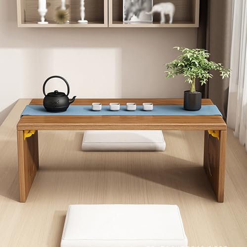 Table de sol multifonctionnelle portable en bois stable et compacte