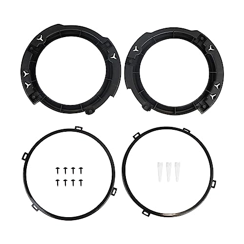 Irfora 1 Paar Scheinwerfer-Montagehalterungsring-Set, 7 Zoll, Ersatz für Jeep Wrangler JK 2007–2017