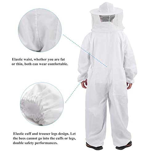 Traje de apicultura de proteção total, suprimentos profissionais de apicultura - terno de apicultura
