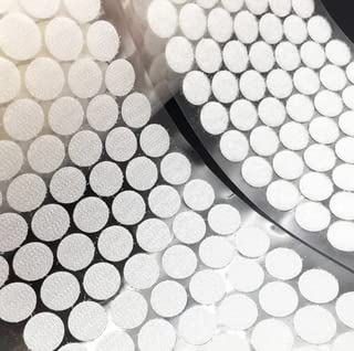 Velcro Original Redondo 15mm Com Adesivo Dupla Face 54 Pares - PRETO
