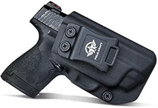 POLE.CRAFT M&P Shield 9mm Holster IWB Kydex Holster for Smith & Wesson M&P Shield 9mm .40 M2.0 S&W Pistol Case - with Integrated Laser - Holster M&P Shield 9mm with Laser (Black, Right Hand)
