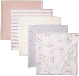 Rene Rofe Baby Baby Collection 5-Pack Flannel Blankets, Unicorn, One Size