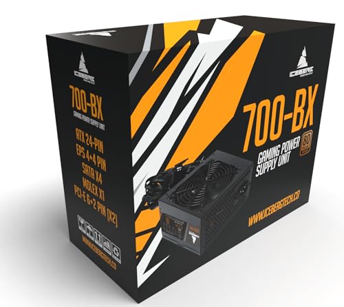 Gabinete para PC Iceberg Gaming Crystal Wave M Blanco con vidrio templado curvado y fuente de poder 700BX 700W 80 Plus Bronze miniatura 5