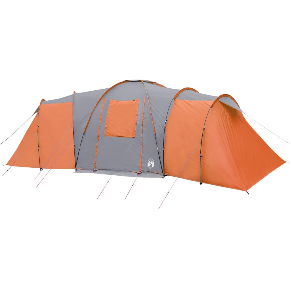 Familienzelt Iglu, 12 Personen, wasserdicht, Orange, wenjinqi-94348 Sport & Freizeit