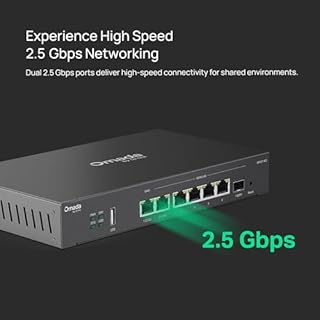 TP-Link ER707-M2 | Omada Multi-Gigabit VPN Router | Dual 2.5Gig WAN Ports | High Network Capacity | SPI Firewall | Omada SDN Integrated | Load Balance | Lightning Protection