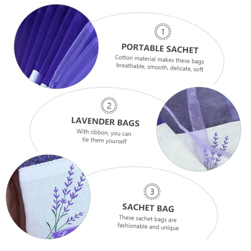 Bolsitas de Lavanda Morado Profundo 15 pzas miniatura 3