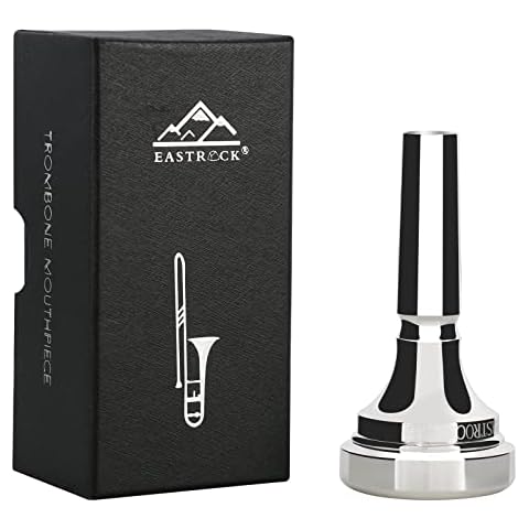 EASTROCK Silver Plated Trombone Mouthpiece Cover