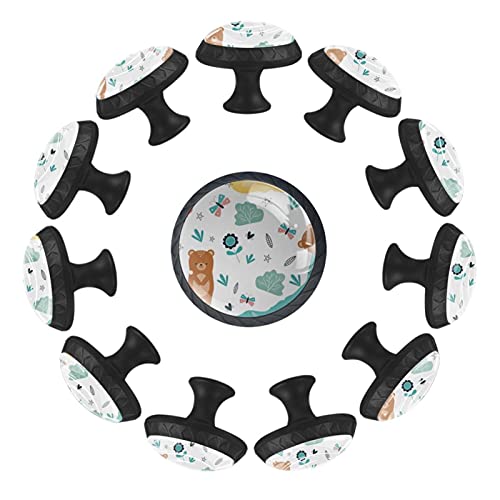 Boutons de commode enfant ours et papillons 35mm pour customiser - 2