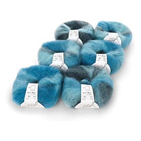 GGH Kidseda Box - 6 ovillos de lana de mohair con seda Cover